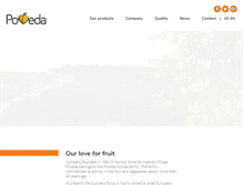 Tablet Screenshot of frutaspoveda.com